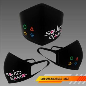 Premium Nano Fashion Squid Game Mask Black (Adult)