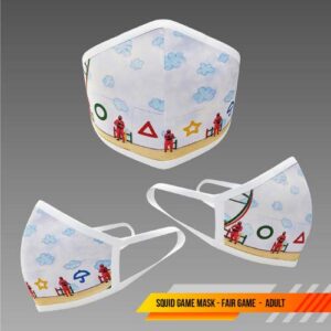Premium Nano Fashion Squid Game Mask - Fair Game (Adult)