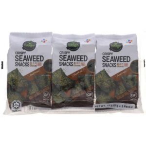 [Bibigo] Crispy Korean BBQ Seaweed Snack (3 pack) 15g