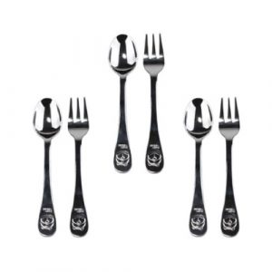 Bear baby spoon + 3 pairs of forks