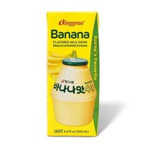 binggrae banana flavored milk drink 바나나맛 우유 200ml