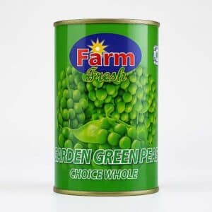 Farm Fresh Garden Green Peas Choice Whole 400 gm