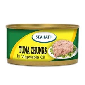 Seahath Tuna Chunks (In Vegetable Oil) Halal 185 gm