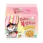 Samyang Buldak Cream Carbonara Hot Chicken Flavour Ramen Family Pack (5pcs) Halal